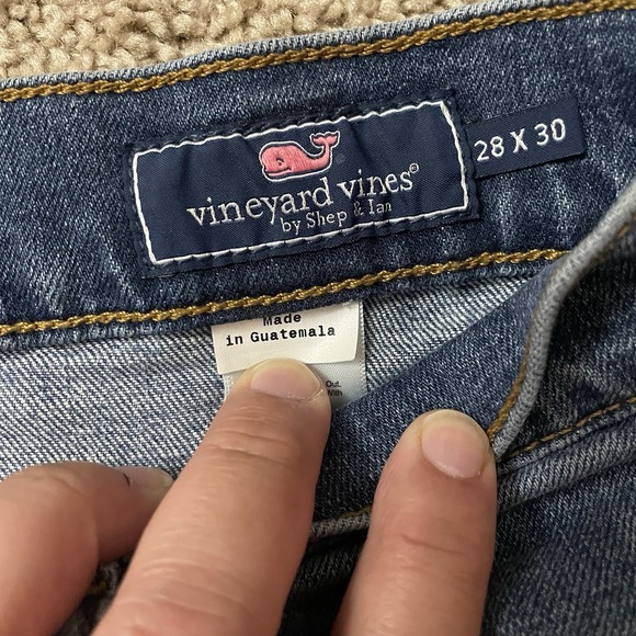 Vineyard Vines‎ Mens Jeans 28x30 Blue Stretch Denim Straight Leg Medium Wash - Picture 4 of 7